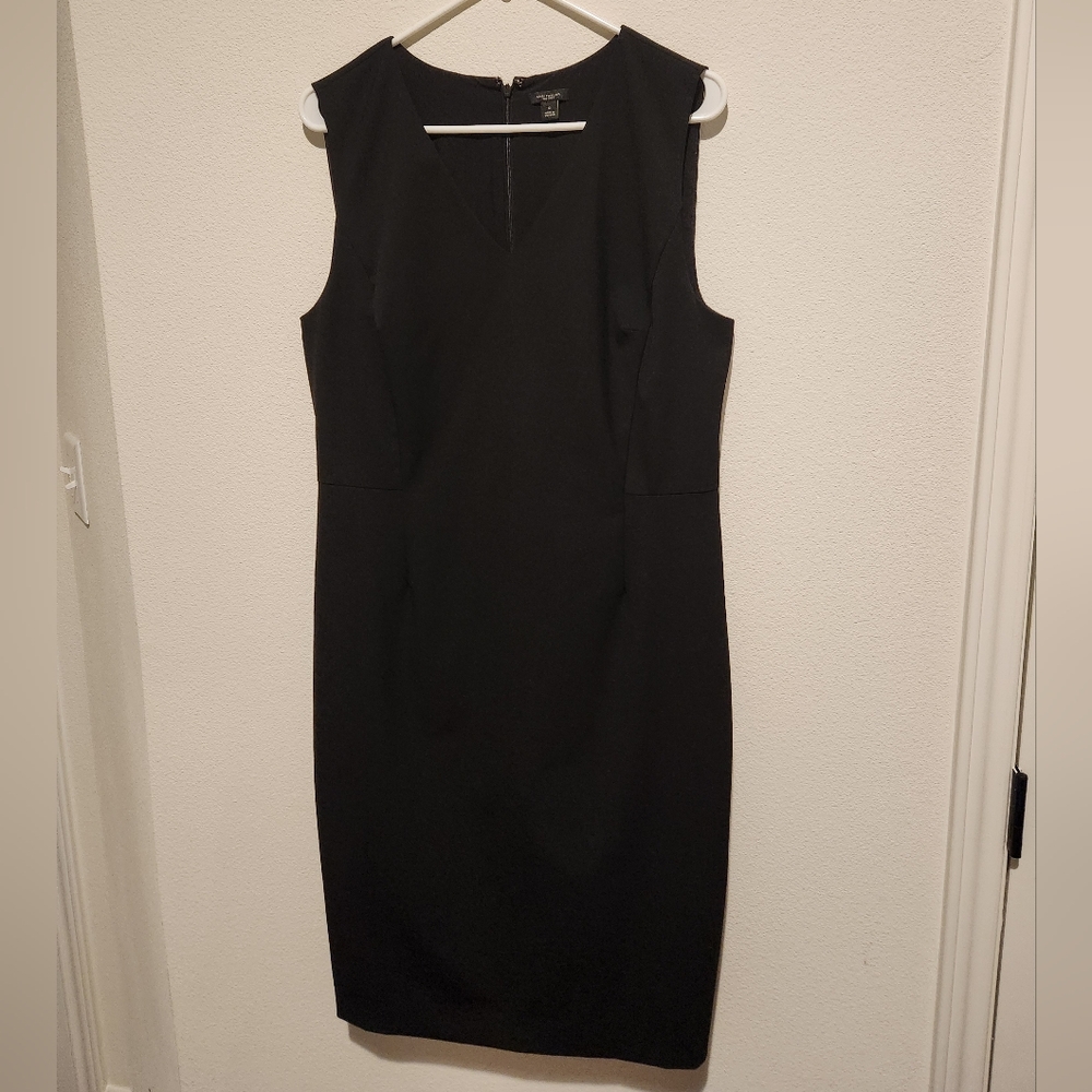Ann Taylor Factory Sheath Dress Black Size 12